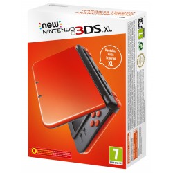 NEW NINTENDO 3DS XL NARANJA NEGRA CONSOLA PORTÁTIL 3DSXL COMPATIBLE CON AMIIBO