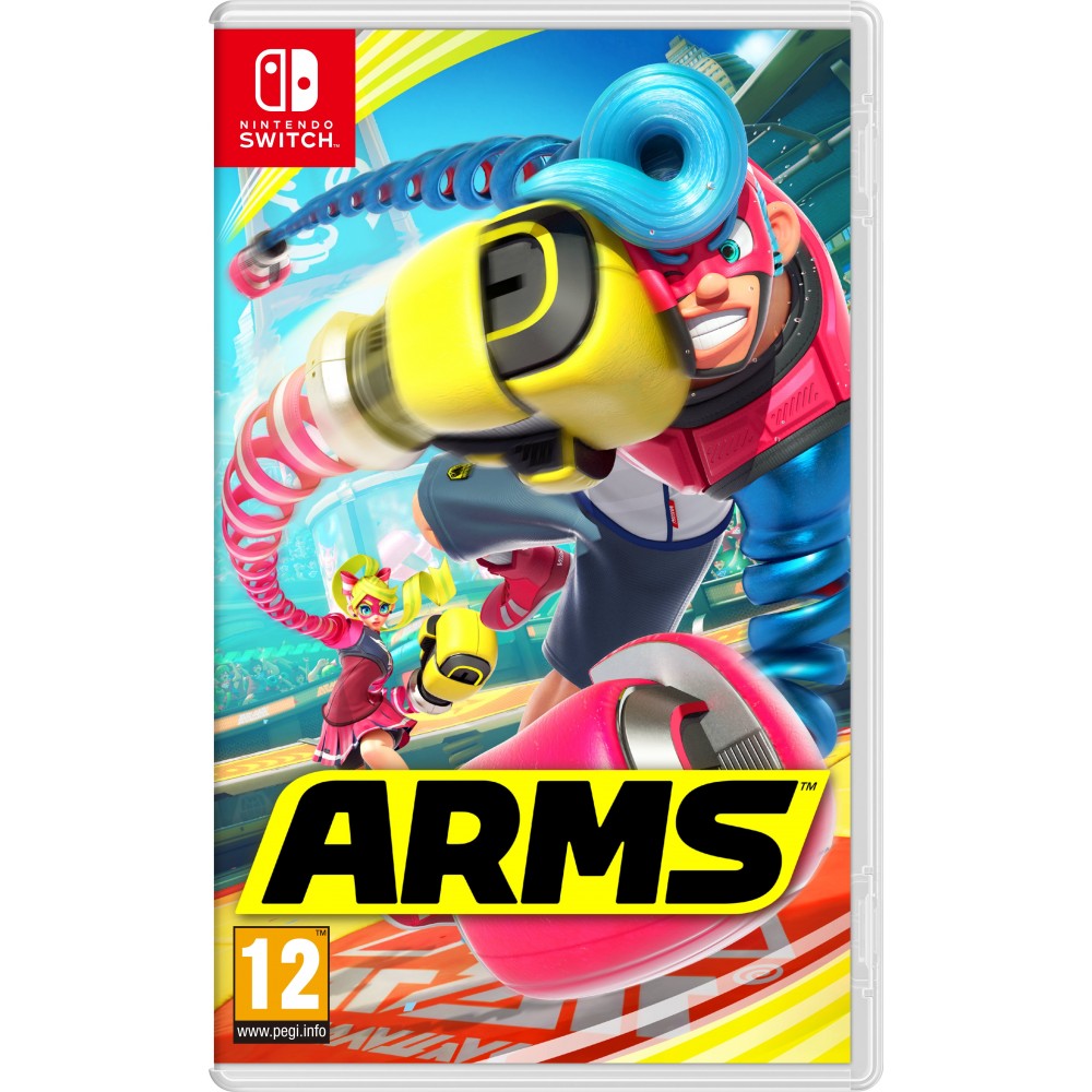 ARMS NINTENDO SWITCH VIDEOJUEGO FÍSICO NUEVO JUEGO DE LUCHA HASTA 4 JUGADORES