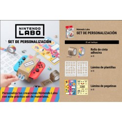 NINTENDO LABO SET DE PERSONALIZACIÓN PARA NINTENDO SWITCH CUSTOMISATION SET