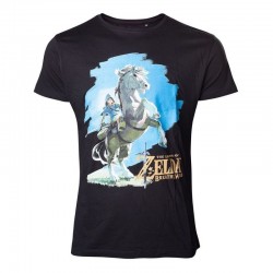 CAMISETA ZELDA LINK ON HORSE XL CAMISETAS VIDEOJUEGOS NINTENDO