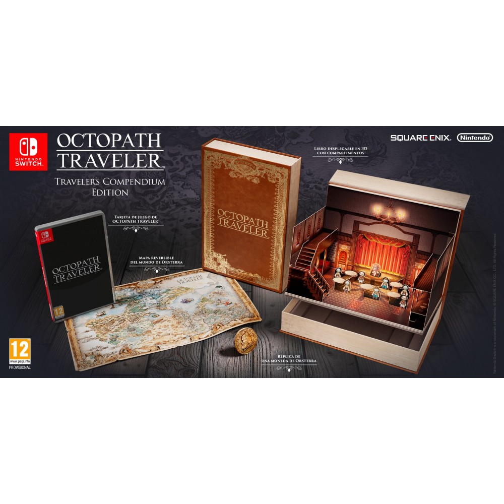 OCTOPATH TRAVELLER COMPENDIUM EDITION EDICIÓN LIMITADA PARA NINTENDO SWITCH