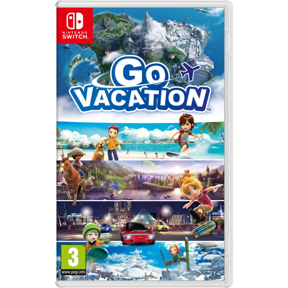 GO VACATION SWITCH JUEGO FÍSICO PARA NINTENDO SWITCH PARA 1 - 4 JUGADORES