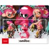 FIGURAS AMIIBO OCTOLING CHICO CHICA PULPO PACK DE 3 FIGURAS COLECCIÓN SPLATOON