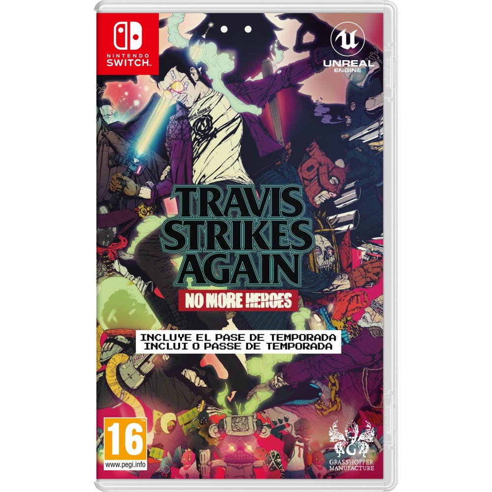 TRAVIS STRIKES AGAIN NO MORE HEROES SWITCH JUEGO FÍSICO Y PASE DE TEMPORADA