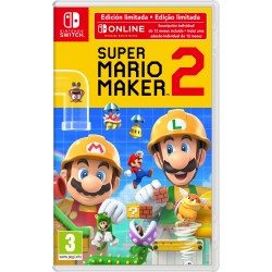 SUPER MARIO MAKER 2 SWITCH JUEGO FÍSICO NINTENDO SWITCH + SUSCRIPCIÓN 12 MESES