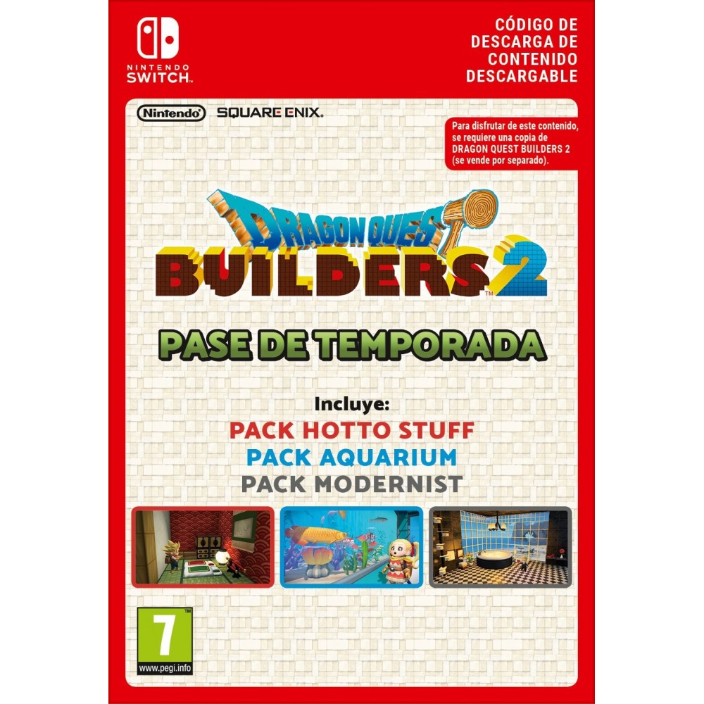 DRAGON QUEST BUILDERS 2 PASE DE TEMPORADA NINTENDO SWITCH CÓD. DESCARGA DIGITAL