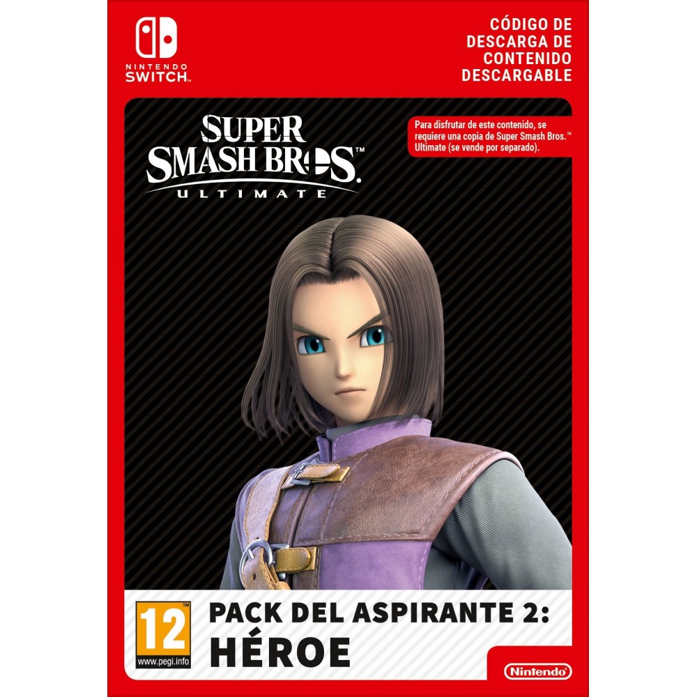 SUPER SMASH BROS ULTIMATE HERO - CHALLENGER PACK NINTENDO SWITCH CÓDIGO DE DESCARGA DIGITAL