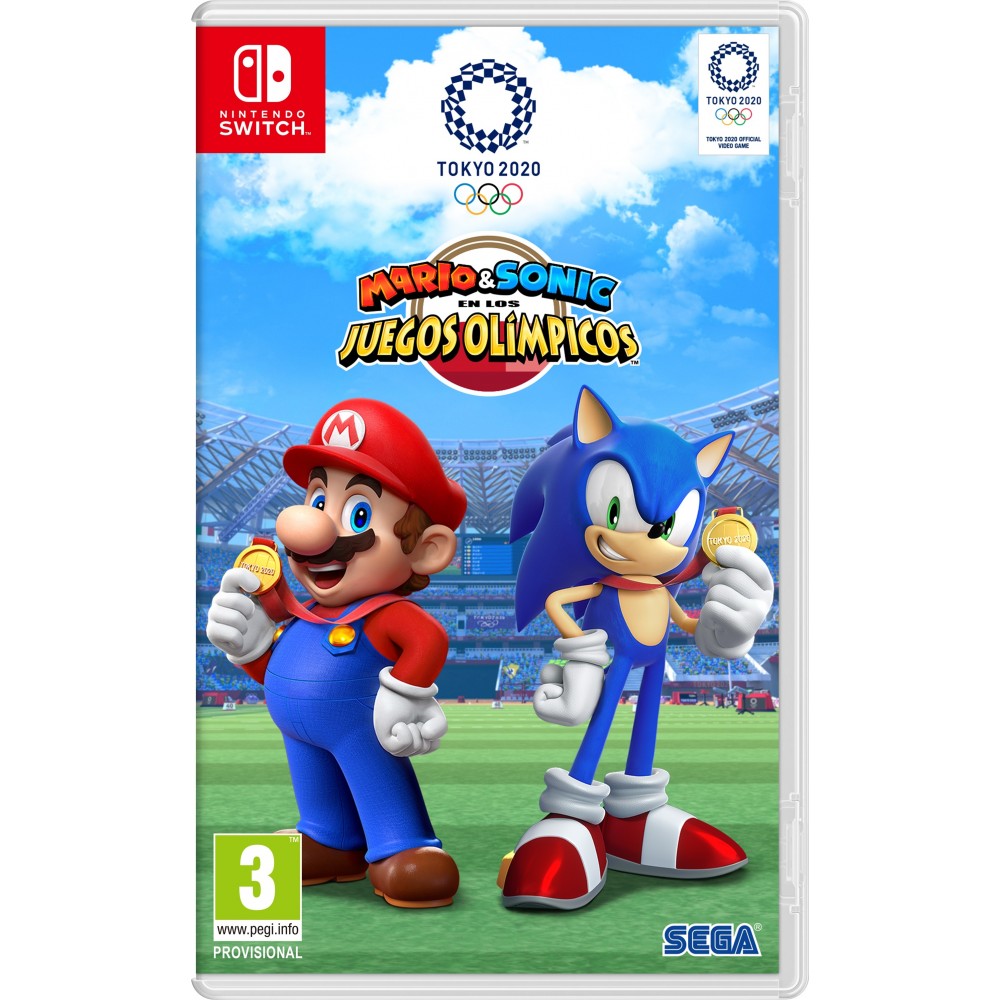 MARIO & SONIC JUEGOS OLêMPICOS TOKYO 2020 SWITCH JUEGO FêSICO NINTENDO SWITCH