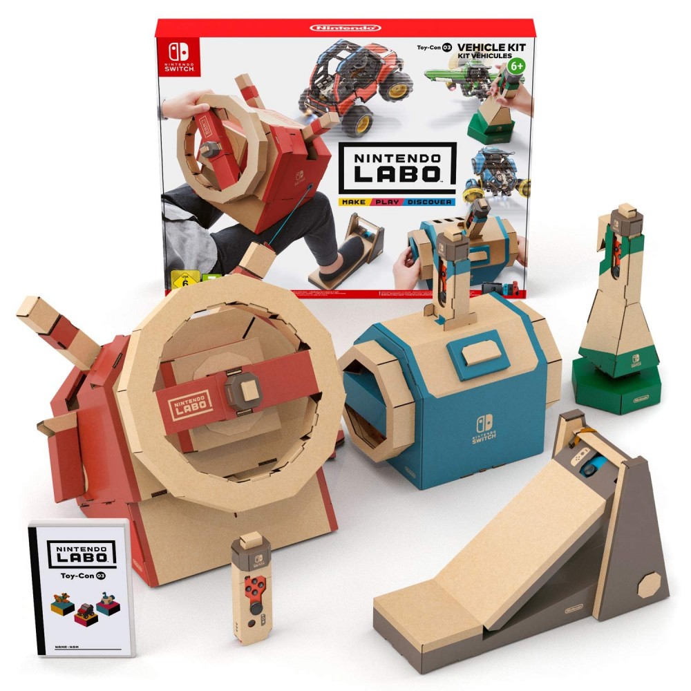 NINTENDO LABO KIT DE VEHÍCULOS PARA NINTENDO SWITCH TOY CON 03 VEHICLE KIT