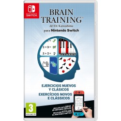 DR KAWASHIMA'S BRAIN TRAINING JUEGO FÍSICO PARA NINTENDO SWITCH CON STYLUS