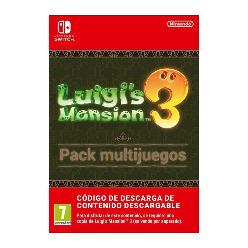 LUIGI'S MANSION 3 PACK MULTIJUEGOS CÓDIGO DE DESCARGA DIGITAL DE PACK DE CONTENIDO