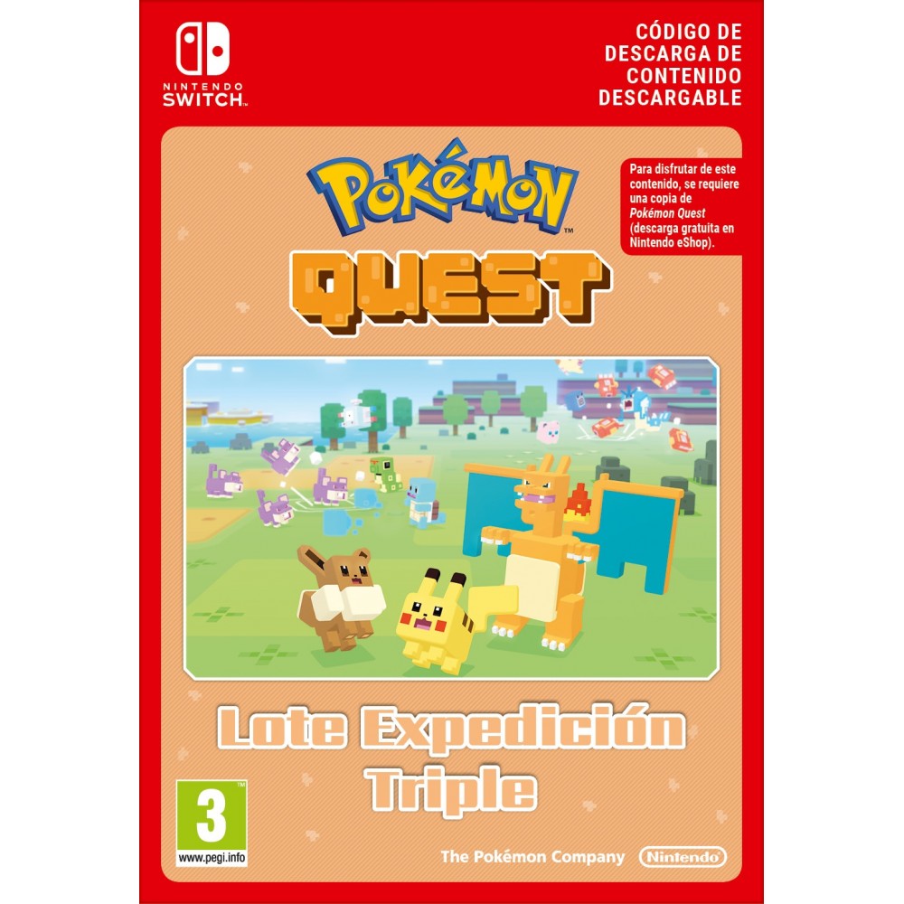 POKEMON QUEST TRIPLE EXP. PACK  NINTENDO SWITCH CÓDIGO DE DESCARGA DIGITAL