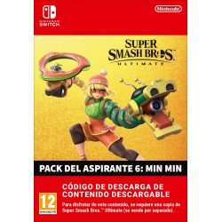 SUPER SMASH BROS. ULTIMATE: PACK DE ASPIRANTE 6 MIN MIN CÓDIGO CONTENIDO DIGITAL