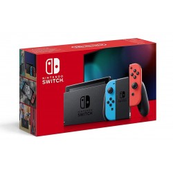 NINTENDO SWITCH NEON CONSOLA ÚLTIMO MODELO CON MANDOS AZUL Y ROJO