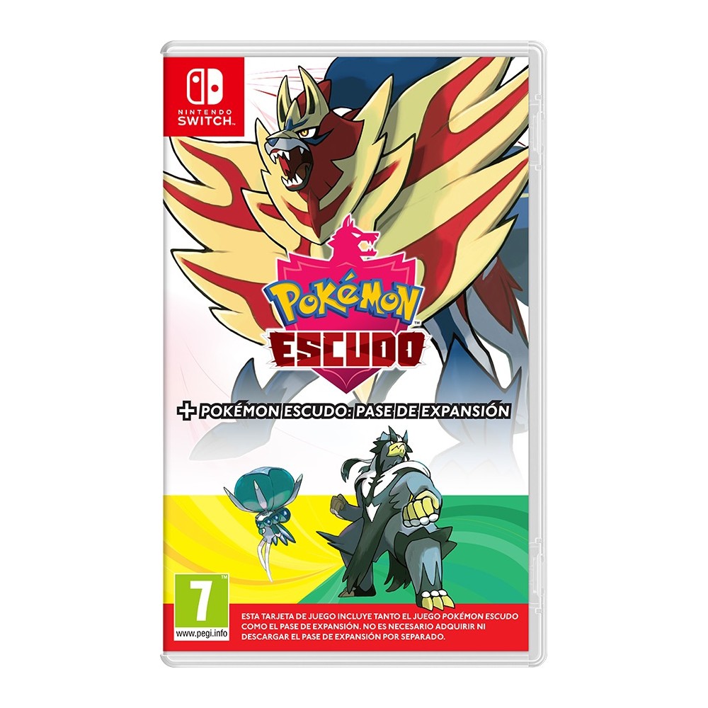 POKEMON ESCUDO + PASE DE ESPANSIÓN SWITCH JUEGO FÍSICO PARA NINTENDO SWITCH