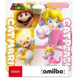 AMIIBO MARIO FELINO Y PEACH FELINA PACK 2 FIGURAS AMIIBO NINTENDO