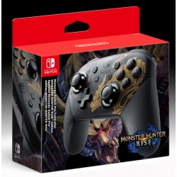 NINTENDO SWITCH PRO-CONTROLLER MONSTER HUNTER RISE ED LIMITADA LANZAMIENTO 26-03