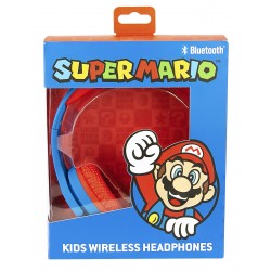 AURICULARES INFANTILES SIN CABLE SUPER MARIO CON TECNOLOGÍA BLUETOOTH Y MICRÓFONO