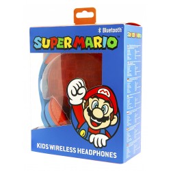 AURICULARES INFANTILES SIN CABLE SUPER MARIO CON TECNOLOGÍA BLUETOOTH Y MICRÓFONO