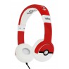 AURICULARES INFANTILES POKEMON POKEBALL CON VOLUMEN LIMITADO PARA NIÑOS DE 3 A 7 AÑOS