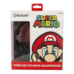 AURICULARES INALÁMBRICOS SUPER MARIO PLEGABLES CON LICENCIA OFICIAL NINTENDO