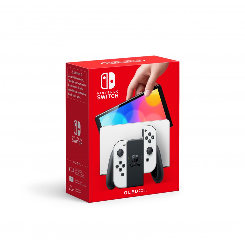 NUEVA CONSOLA NINTENDO SWITCH (VERSIÓN OLED) MANDOS COLOR BLANCA