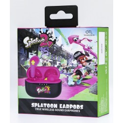 SPLATOON EARPODS BLUETOOTH V5.0 CON CAJA DE CARGA DE OTL TECHNOLOGIES