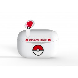 POKÉMON EARPODS BLUETOOTH V5.0 CON CAJA DE CARGA POKEBALL DE OTL TECHNOLOGIES