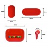 SUPER MARIO EARPODS BLUETOOTH V5.0 CON CAJA DE CARGA ROJA DE OTL TECHNOLOGIES