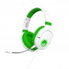 AURICULARES GAMING PRO G1 POKEMON VERDE Y BLANCO CON MICRÓFONO EXTRAIBLE Y CABLE