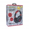 AURICULARES GAMING PRO G1 POKEMON ROJO Y NEGRO CON MICRÓFONO EXTRAIBLE Y CABLE