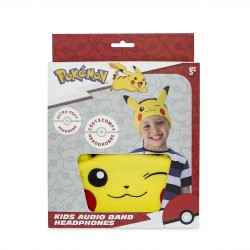 AURICULARES INFANTILES PLANOS CON BANDA AJUSTABLE LABABLEPIKACHU KIDS AUDIO BAND