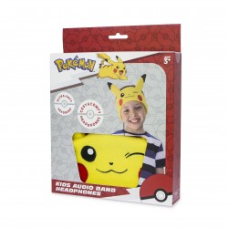 AURICULARES INFANTILES PLANOS CON BANDA AJUSTABLE LABABLEPIKACHU KIDS AUDIO BAND