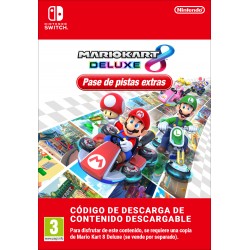 MARIO KART 8 DELUXE SWITCH JUEGO FÍSICO + PASE DE PISTAS EXTRAS CONT DIGITAL