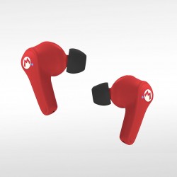 SUPER MARIO EARPODS BLUETOOTH V5.0 CON CAJA DE CARGA ROJA DE OTL TECHNOLOGIES