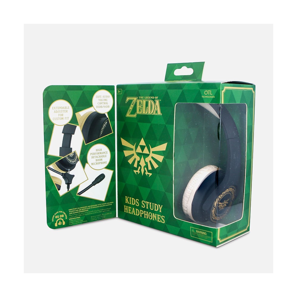 AURICULARES INFANTILES CON MICRÓFONO THE LEGEND OF ZELDA LIMITADOS EN VOLUMEN