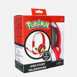 AURICULARES INFANTILES CON MICRÓFONO PIKACHU PEQUEÑO TAMAÑO LIMITADOS EN VOLUMEN