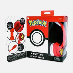 AURICULARES INFANTILES CON MICRÓFONO PIKACHU PEQUEÑO TAMAÑO LIMITADOS EN VOLUMEN