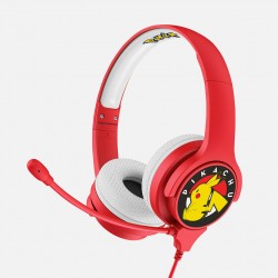 AURICULARES INFANTILES CON MICRÓFONO PIKACHU PEQUEÑO TAMAÑO LIMITADOS EN VOLUMEN