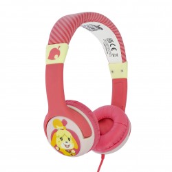 AURICULARES INFANTILES CON CABLE ANIMAL CROSSING ISABELLE CON VOLUMEN LIMITADO