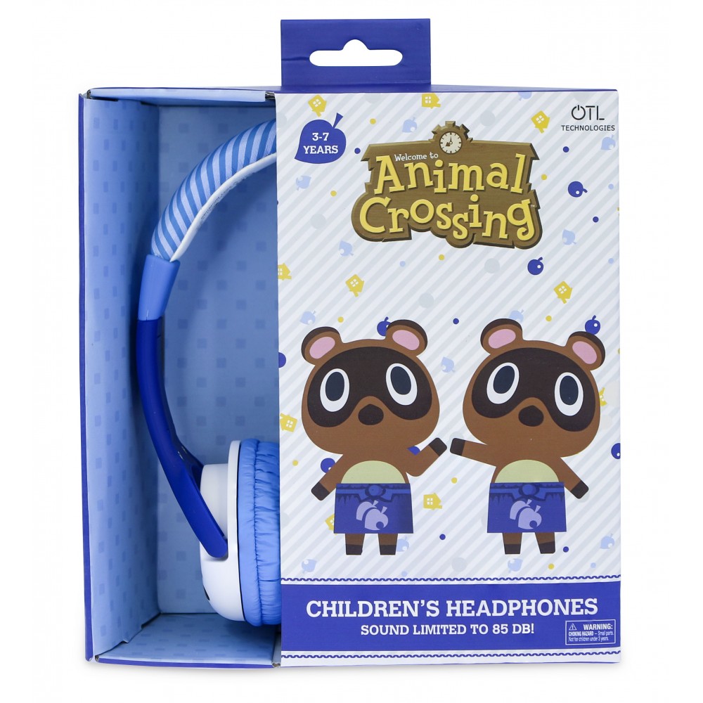 AURICULARES INFANTILES CON CABLE ANIMAL CROSSING TOMMY&TIMMY VOLUMEN LIMITADO