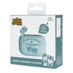 AURICULARES ANIMAL CROSSING TRUE WIRELESS BLUETOOTH V5.0 CON ESTUCHE DE CARGA