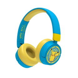 AURICULARES INFANTILES INALÁMBRICOS POKEMON PIKACHU BLUETOOTH PLEGABLES