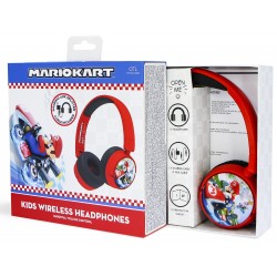 AURICULARES INFANTILES INALÁMBRICOS MARIO KART BLUETOOTH PLEGABLES