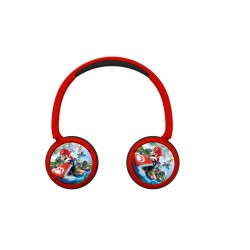 AURICULARES INFANTILES INALÁMBRICOS MARIO KART BLUETOOTH PLEGABLES