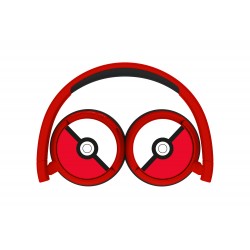 AURICULARES INFANTILES INALÁMBRICOS POKEBALL POKÉMON BLUETOOTH PLEGABLES