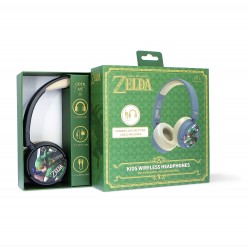 AURICULARES INFANTILES INALÁMBRICOS THE LEGEND OF ZELDA BLUETOOTH PLEGABLES