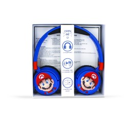 AURICULARES INFANTILES INALÁMBRICOS SUPER MARIO BLUETOOTH PLEGABLES