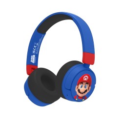 AURICULARES INFANTILES INALÁMBRICOS SUPER MARIO BLUETOOTH PLEGABLES