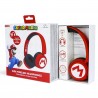 AURICULARES INFANTILES INALÁMBRICOS SUPER MARIO LOGO BLUETOOTH PLEGABLES